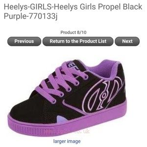 Size 1 heelys